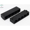 China 1 X 5 Side Entry RJ45 Female Connector Unshielded Tab Down THT Solder factory