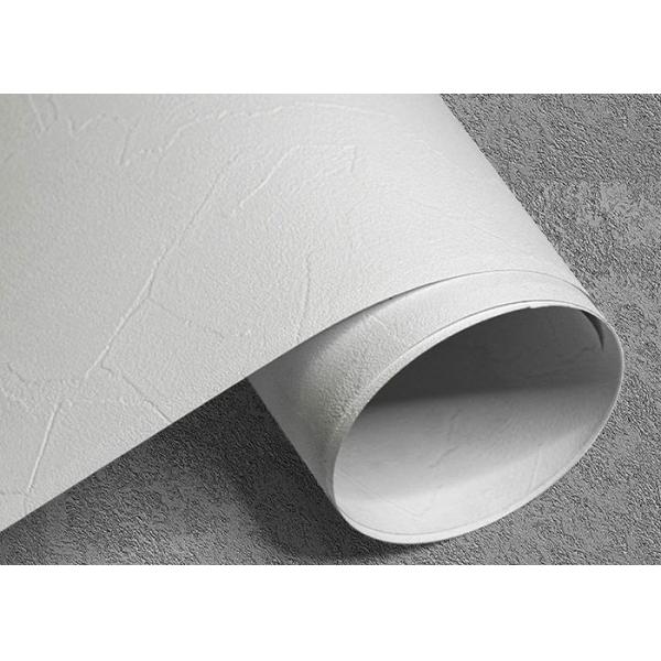 Quality Embossed Pvc Self Adhesive Foil For Furniture Membrane Pressed White Matte for sale