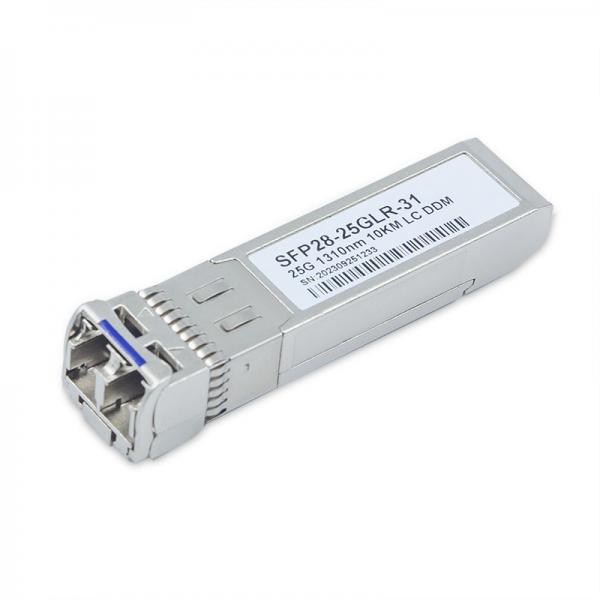 Quality SFP28 25G Optical Transceiver Cisco Compatible 1310nm 10km LC SMF DOM Transceiver Module for sale