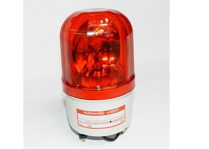 China Red Green Blue Rotating Warning Light Alarm LED Flash With Sound 90dB 220V 12V factory