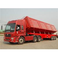 Quality 3 axle 40T 40 tons Side Tipper Trailer Hydraulic Cylinder Side Tipper Dump for sale