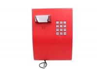 China Full Keypad Courtesy Prison Telephone , Waterproof Outdoor Wall Mounted Telephones factory