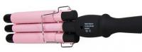 China Triple Wave curling iron JR-266-19# pink factory