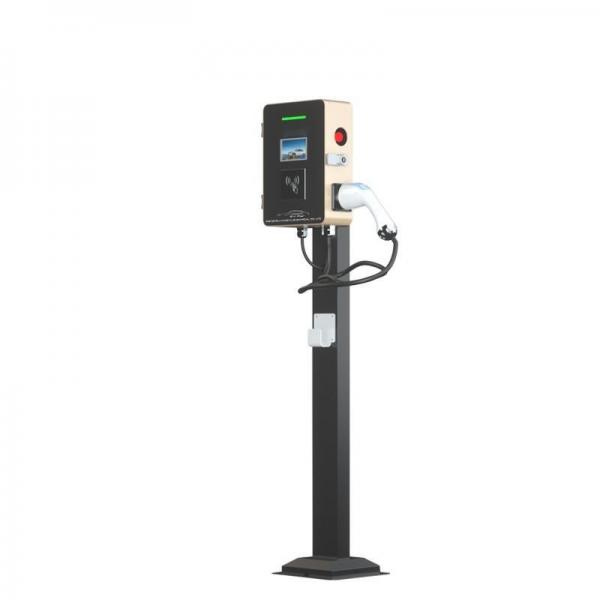 Quality RFID Type 2 Home Charging Smart Floor Mounted Ev Charger 32A 22kW IEC 62196 for sale