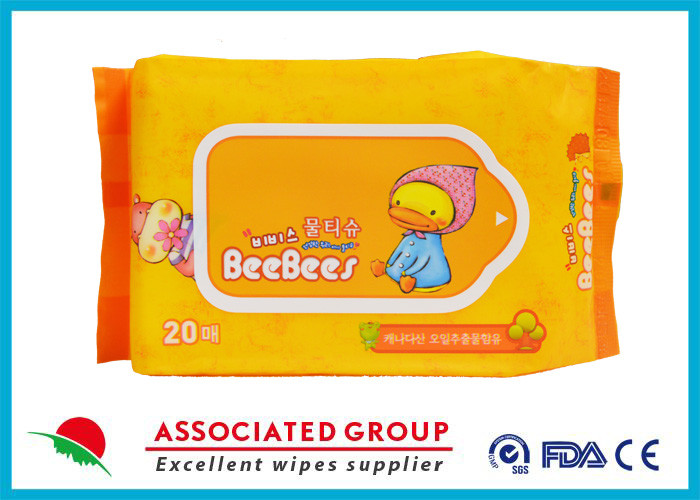 China Eco Friendly All Natural Baby Wipes Unscented Disposable Biodegradable factory