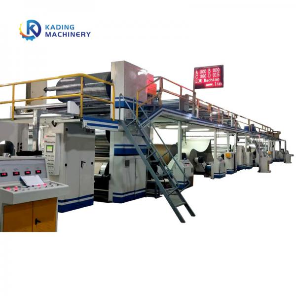 Quality Paper Sheets Corrugated Making Machine With Three Section Belt  High Speed for sale