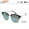 China Sunglasses in fashionable design,made of plastic ,metal temple,suitable for men and women factory