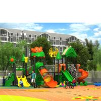 China Kids Plastic Slide Adventure Outdoor Playground Large Amusement Park factory