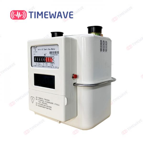 Quality TimeWave LoRaWAN Gas Meter IoT Smart Type YW-TW 1.5 Class LCD Screen for sale