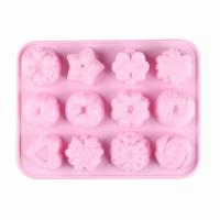 China OEM Toolmaking Services Para Ice Cube Chocolate Fudge Mold Silicone Candy Baking Mould Gummy factory