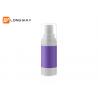 China Purple Color Liquid Foundation Pump Bottle , Small Plastic Sample Bottles factory