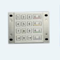 Quality Payment Kiosk IP65 Waterproof Encrypted Keypad Stainless Steel for sale