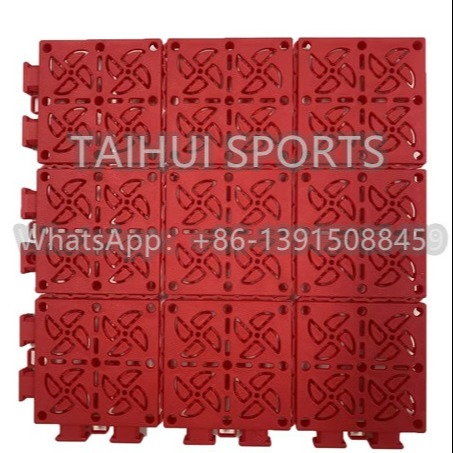 Quality Indoor / Outdoor Basketball Court Tiles , PP Interlocking Sports Flooring Tiles for sale