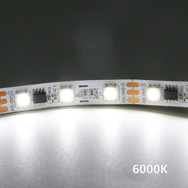 Quality Ws2811 IC 5050 Warm White LED Strip , Flowing Single Colour LED Light OEM for sale