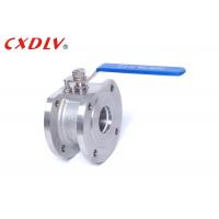 China 1pc Handle Wafer Flanged Ball Valve PTFE PPL Seat Italy Ball Valve Normal Pressure for sale
