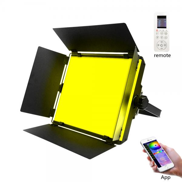 Quality Pro RGBW Led Studio Video Light Filming Lighting Equipment Panel Light 14 Effects DMX Remote Control for sale