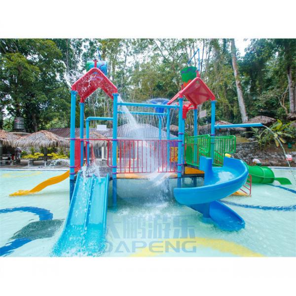 Quality Colorful Playground Water Slide Children Fibreglass Pool Slide RoHS Approved for sale