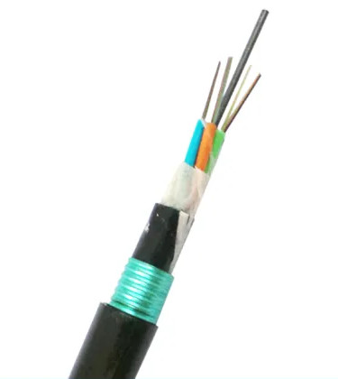 Quality Outdoor Black Direct Buried Fiber Optic Cable 72 Core GYTY53 for sale