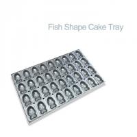 China 1.5mm Small Aluminium Baking Tray Orion Moist And Chewy Fish Shape Cake Tray factory