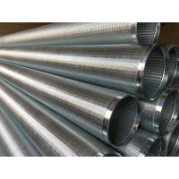 Quality High Porosity Low Carbon Galvanized Johnson V Wire Screen For Shallow Well for sale