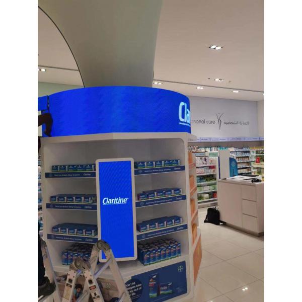 Quality P4 Rubber Advertising LED Display Screen Hub75 Indoor Full Color LED Module for sale