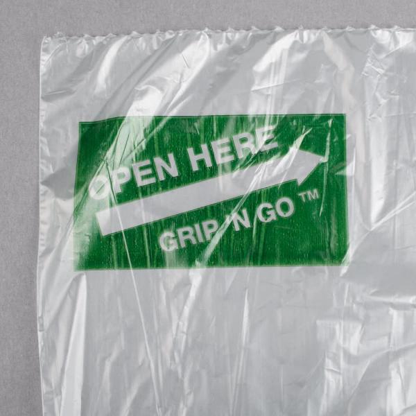 Quality Side Print Grocery Store Produce Bags On Roll 12" X 20" Clear Colour​ for sale
