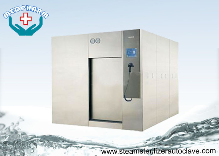 China High Performance Sliding Door Large Steam Sterilizer With Overpressure Relief Valve factory