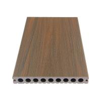 China Amber Yellow Eco Capped Composite Deck Boards Beach Road Fire Resistant factory