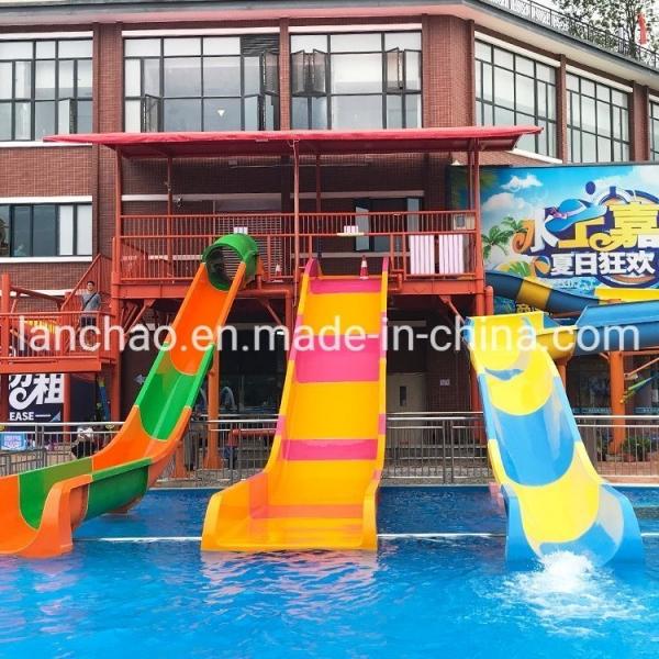 Quality Water Park Fiberglass Swimming Pool Slide Speed Spiral Tube Slide for sale