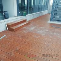 China Carbonization Bamboo Plain Decking Boards 200mm Wide ODM factory