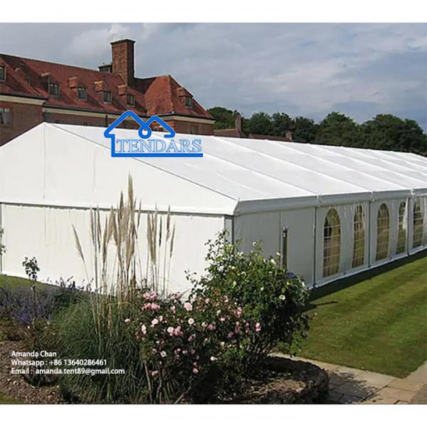 Quality Outdoor Events Party Marquee Tents Fire Retardant With PVC Walls OEM ODM Party for sale