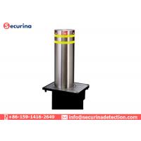 China 600mm Height Electric Rising Bollards , Hydraulic Bollard System 304 Stainless factory