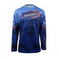 China Adults Custom Sublimation Performance Wicking Fishing Jersey Polystere Shirt Promotion factory