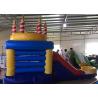 China Indoor Children Birthday Candle Inflatable Bounce House Combo With Slide 3 Years Waranty factory