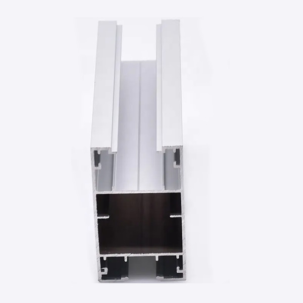 Quality 6063 Powder Coating Aluminum Door Profiles Glass Wardrobe Sliding Door Frame for sale
