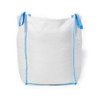 China 1 Ton FIBC Bulk Bag With Baffle Q Bag 100*100*130cm PP Jumbo Big Bags For Packing Corn Wheat Grain factory
