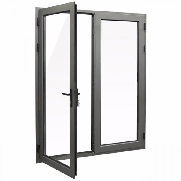 Quality ODM Aluminium Casement Doors Vertical Opening With Corner Code Connection for sale
