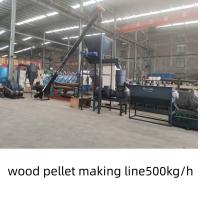 Quality Biomass Pelletizing Line With 2-10mm Final Pellet Biomass/Wood Pellet Production for sale