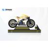China 9D Virtual Reality Motorcycle Racing Simulator 3 Exclusives Games Black Yellow 24'' Monitor factory