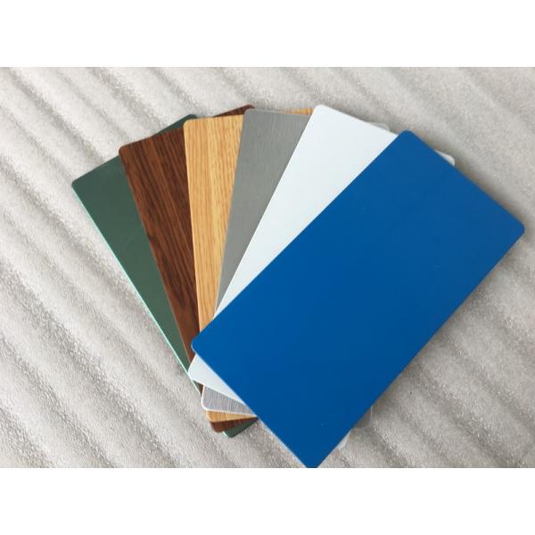 Quality Glossy Blue ACP Aluminium Composite Panel 2000mm Width With 0.30mm Alu Thickness for sale
