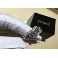 China Piaget 18K Gold Diamond Ring , Luxury 18K White Gold Diamond Band diamond jewelry factory for sale