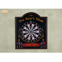 China Pub Dart Board Wooden Wall Plaques Decorative Dart Board for sale