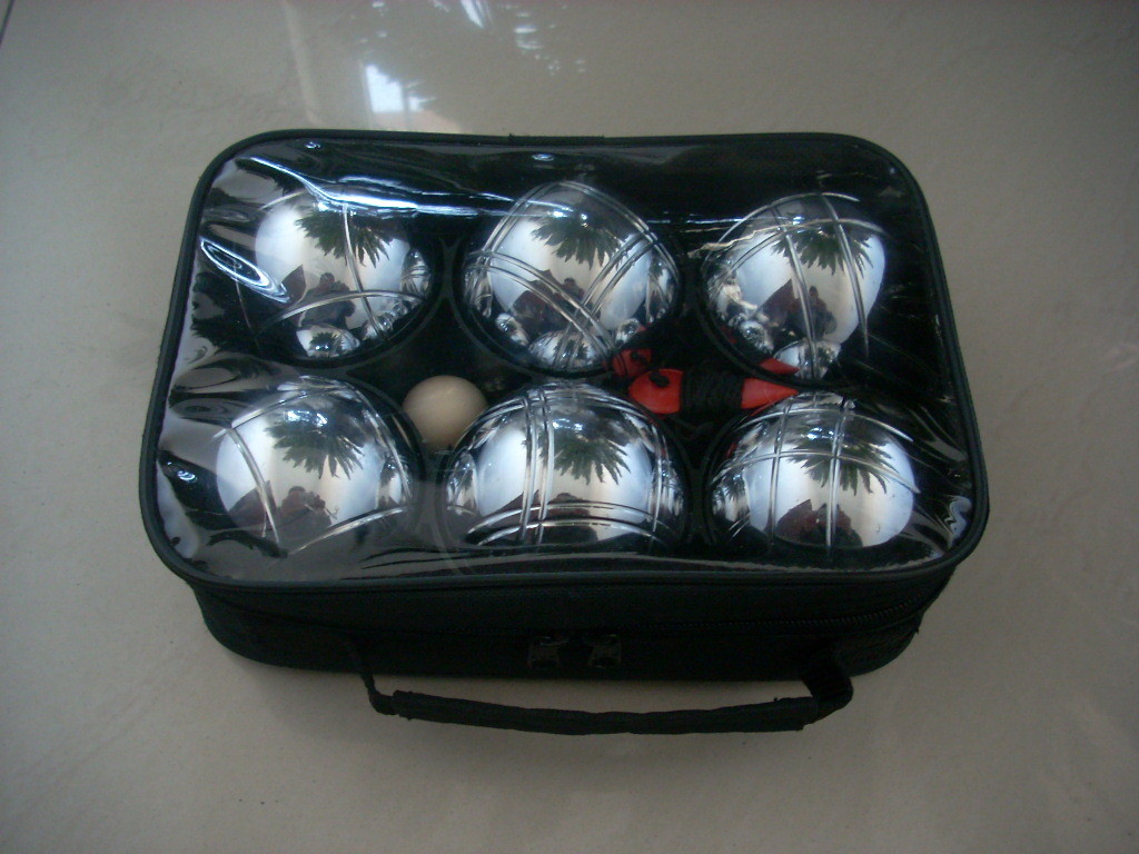 China 6 Metal Ball Bocce , Petanque set, Boules Set for sale