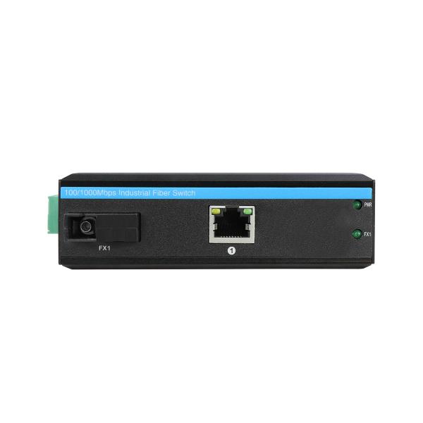 Quality IEEE802.3af/at Industrial Ethernet Media Converter Support Auto MDI/MDIX for sale