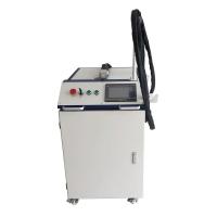 China QUESTT Continuous Laser Cleaning Machine Dual Axis Laser Gun 1500W 2000W Laser Rust Paint Removal Long Wire factory