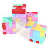 China 3D Puzzle Cube Eraser For Kids As Toys factory