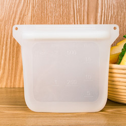 Quality 500ML A Style Silicone Food Bag Storage Practical Microwaveable for sale