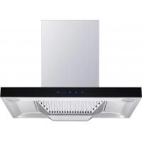 China Stainless Steel T Shaped Range Hood with 250W Motor Ducted Wall Mount Installation Low Noise factory