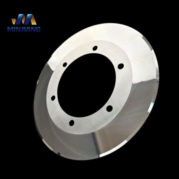 Quality Lithium Electrode Battery Industry Tungsten Carbide Rotary Slitter Blades for sale