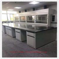 China Fireproof Laboratory Workbench Furniture / Chemical Resistant Lab Tables factory